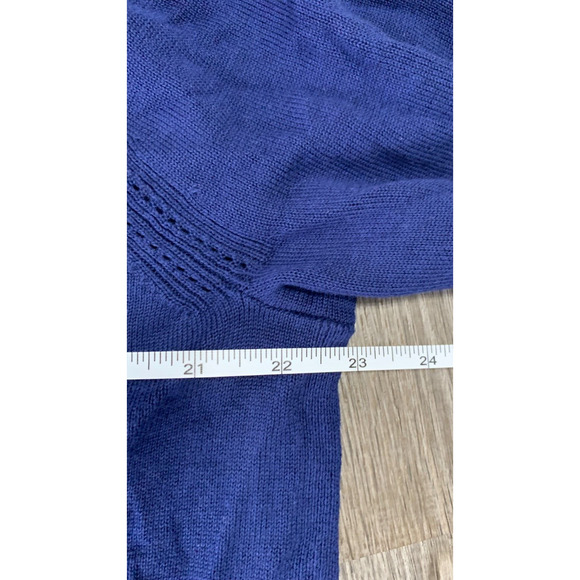 Talbots Womens Blue Pink Long Sleeve Button Up Cardigan Sweater Size PXL NWT - Picture 11 of 13